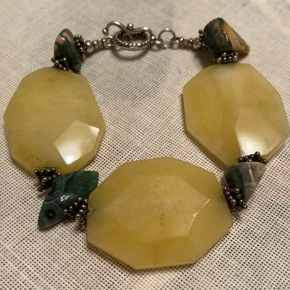 Vintage Yellow Jade? Bracelet